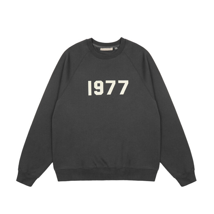 Fear Of God Essentials 1977 Crewneck Sweatshirt – Dark Gray